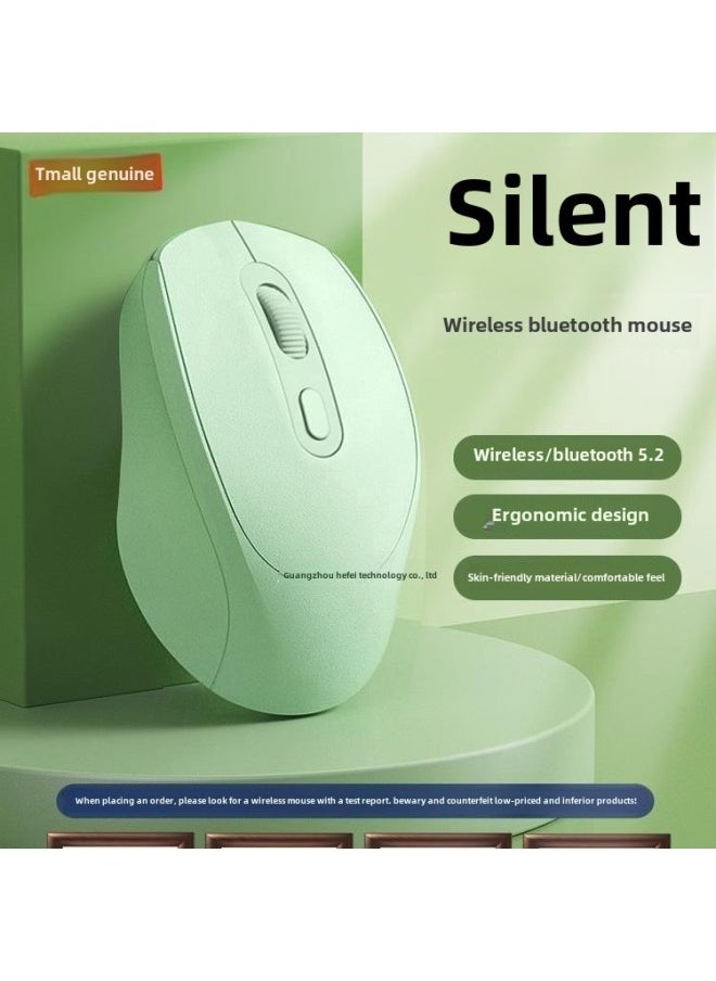 Generic - Universal Wireless Bluetooth Mouse For Lenovo Laptop Rechargeable Dual-Mode Mute Female Office Mouse-Specifications:[cool Black] 2.4g Wireless Version★Charging Mute-official Standard - Image 1