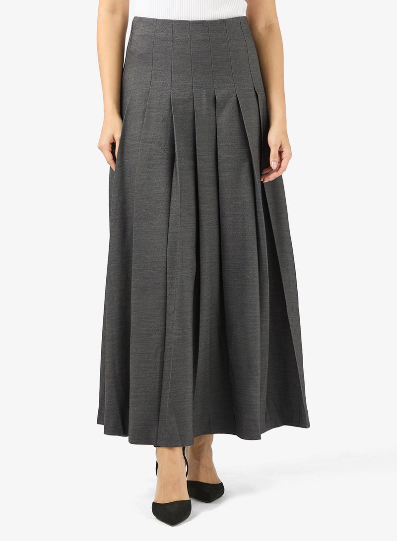 VERO MODA NEOMI High Waist LONG PLEATED SKIRT - Image 1