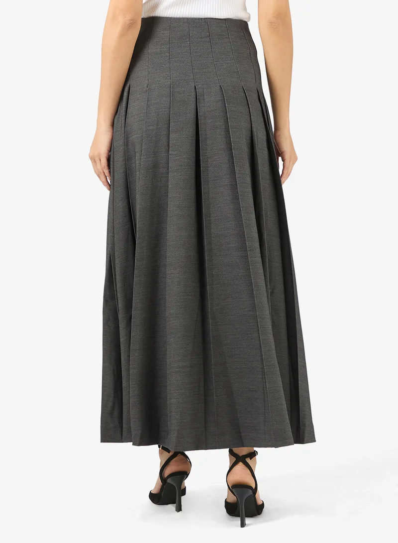 VERO MODA  NEOMI High Waist LONG PLEATED SKIRT for Women | Best Price UAE