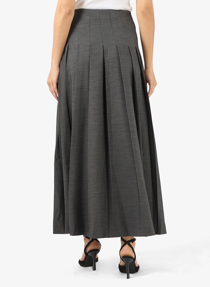 VERO MODA NEOMI High Waist LONG PLEATED SKIRT - Image 3