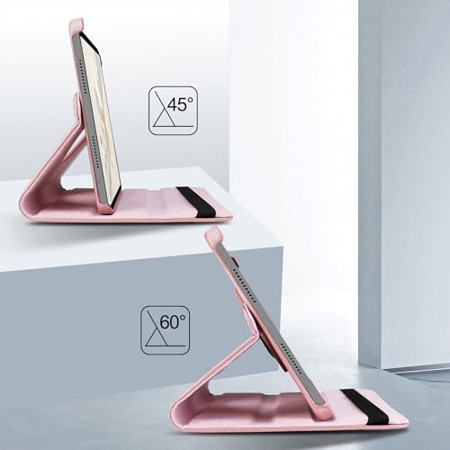 TGK Rotating Cover for Honor Pad 9 12.1 Inch Tablet Leather Flip Case (Rose Gold) - Image 5