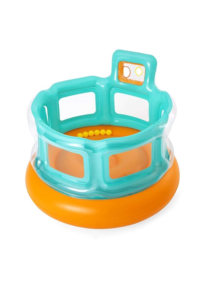 Bestway Up In & Over Hops 'N Hoops Bouncer 152 X 152M X 117Cm - Image 1