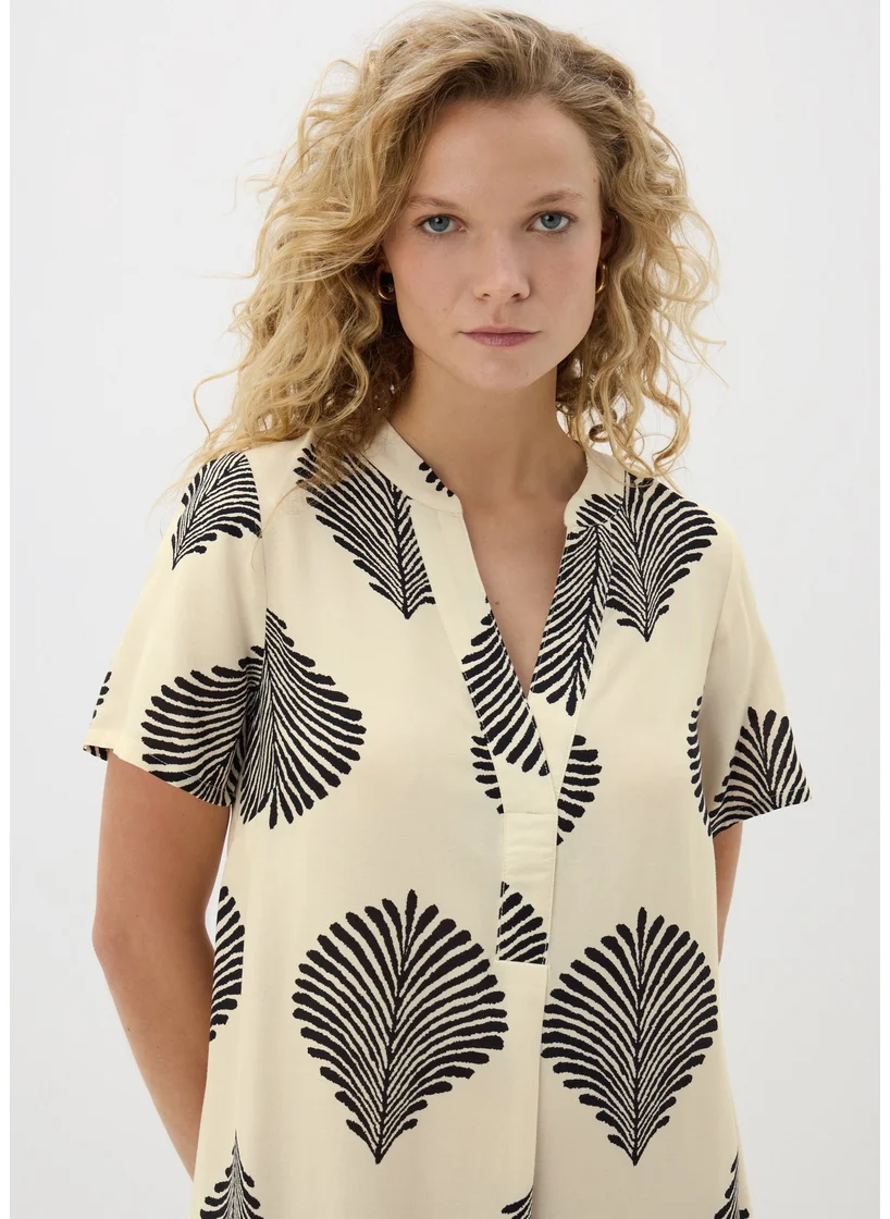 Matalan Black Monochrome Shell Tunic Beach Dress