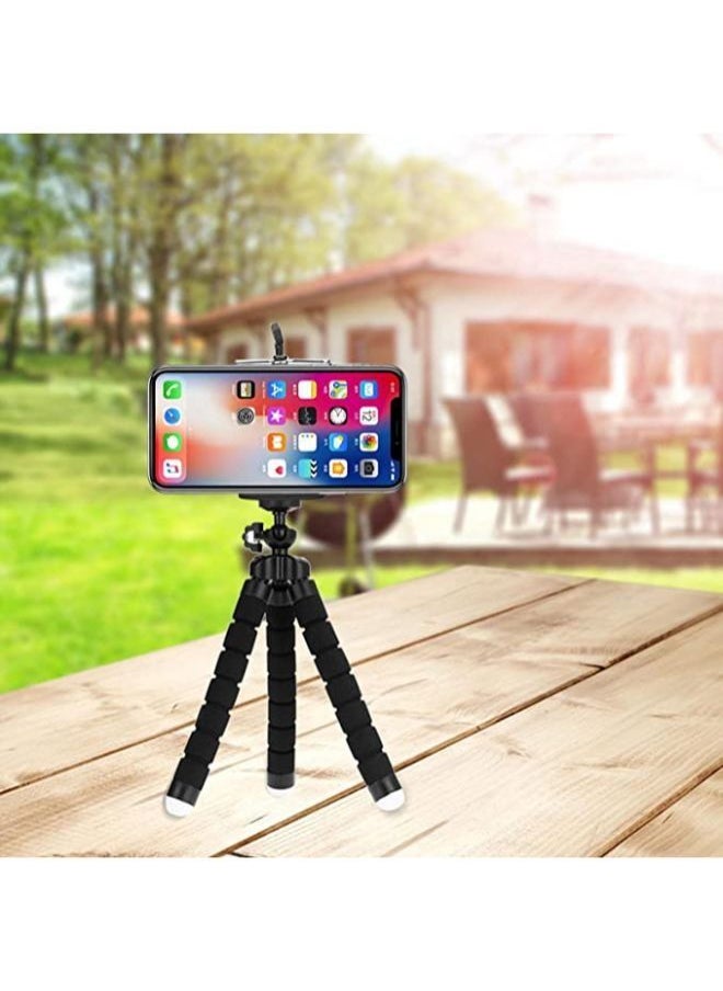 Generic Phone Tripod Stand Foam Protection Flexible Metal Phone Tripod 360 Degree Rotatable Extendable Tripod Stand  - Image 4
