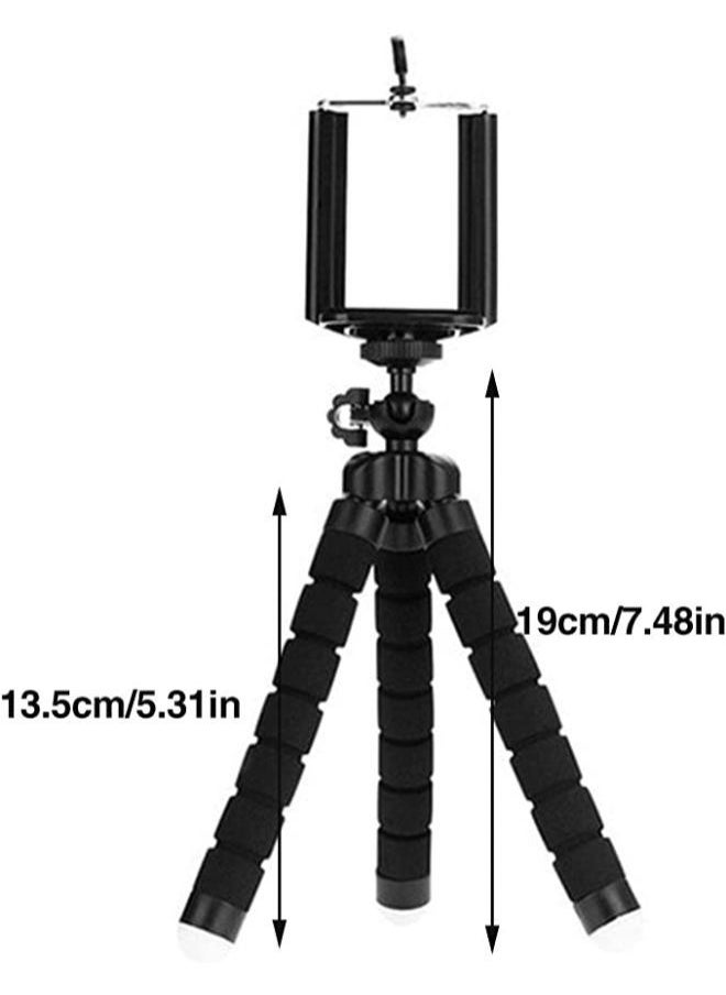 Generic Phone Tripod Stand Foam Protection Flexible Metal Phone Tripod 360 Degree Rotatable Extendable Tripod Stand  - Image 2