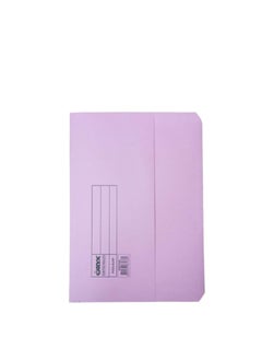 10 Pcs A4 Kraft Document Wallets with Half Flap Brown Cardboard