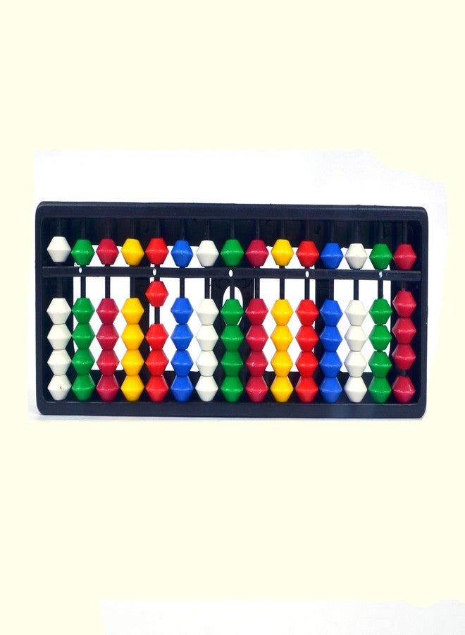 Spillbox Abacus Math Learning Kit for Kids 15 Rod Multicolor White Beads(Pack of 10) - Image 2