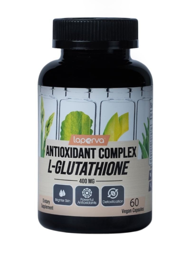 لابيرفا جلوتاثيون مع مضادات الاكسدة كومبلكس, 60 كبسولات نباتية, 400 ملجم