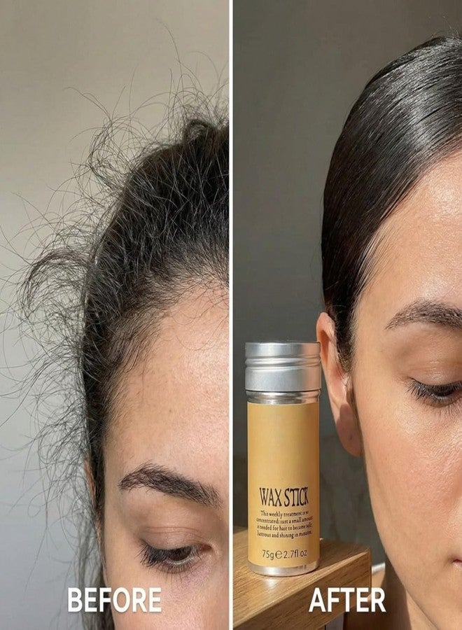 ZUCLLSPA Hair Wax Stick For Styling - Non-greasy, Slick Stick For Frizzy Hairs | No White Residue, Hair Wax Sticks For Baby Hairs | Smooth Texture, Convenient Application For Everyday Hairstyles - Image 2