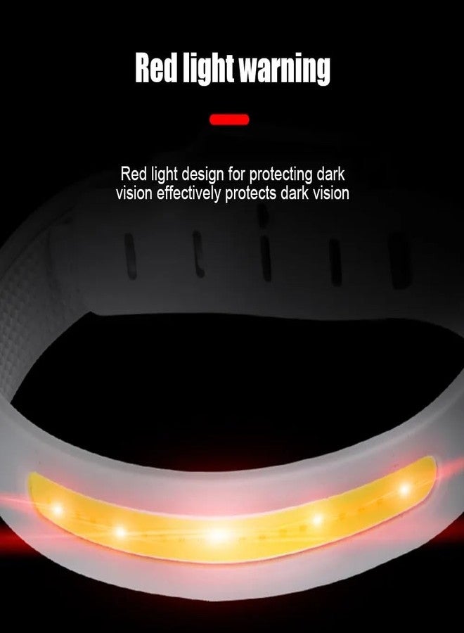 STAR WORK Led Light Wrist Band | Type-C Rechargeable | Armband Lend Bands for Cycling Running Trekking Jogging Camping | Blinking Flash Light | Outdoor Accessories for Night & Day (Fits All Size) - Image 2
