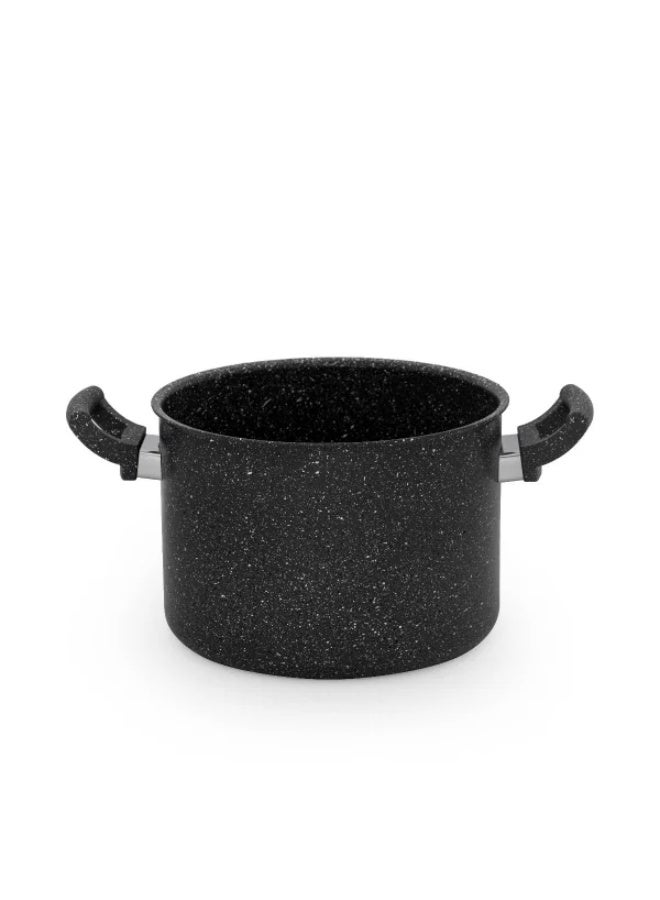 Double Granite Spaghetti Pot, 26cm - Dark Grey - Image 2