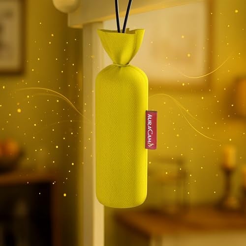 AuraCam Gold Standard Camphor Pods (1 Original + 1 Citrus) - Pack of 2 - Organic Camphor Cone Air freshener For Room, Car, Bathroom, Office & Toilet | Long-Lasting Camphor pods - Image 4