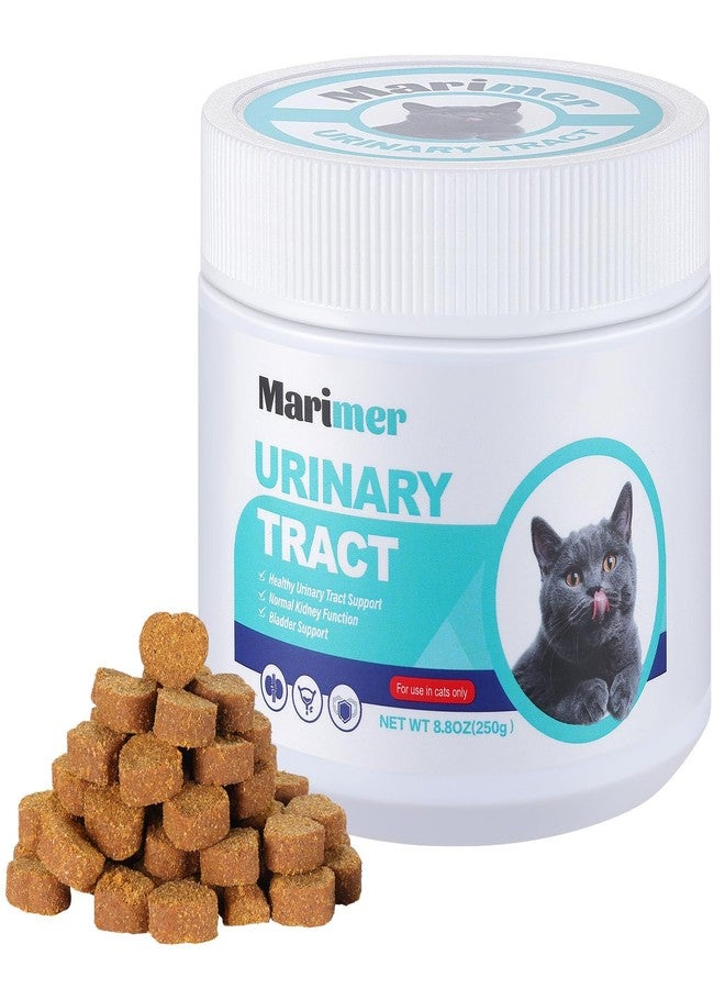 Marimer Urinary Tract Support for Cats - Cranberry, D-Mannose & Marshmallow Root - Chicken Flavor Soft Chews - Bladder & Kidney Health Supplement - 100 Chews - Image 1