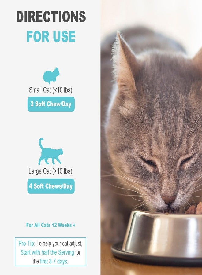 Marimer Urinary Tract Support for Cats - Cranberry, D-Mannose & Marshmallow Root - Chicken Flavor Soft Chews - Bladder & Kidney Health Supplement - 100 Chews - Image 5