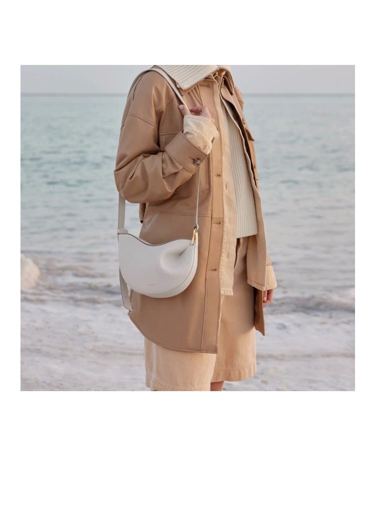 NIBEMINENT - Polene pea bag genuine leather one-shoulder crossbody bag - Image 1