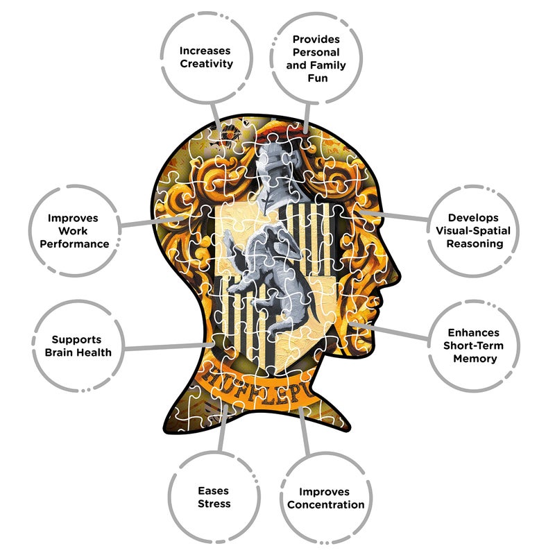 AQUARIUS Harry Potter Puzzle Hufflepuff Crest (500 Piece Jigsaw Puzzle) - Officially Licensed Harry Potter - 14x19in - Image 5