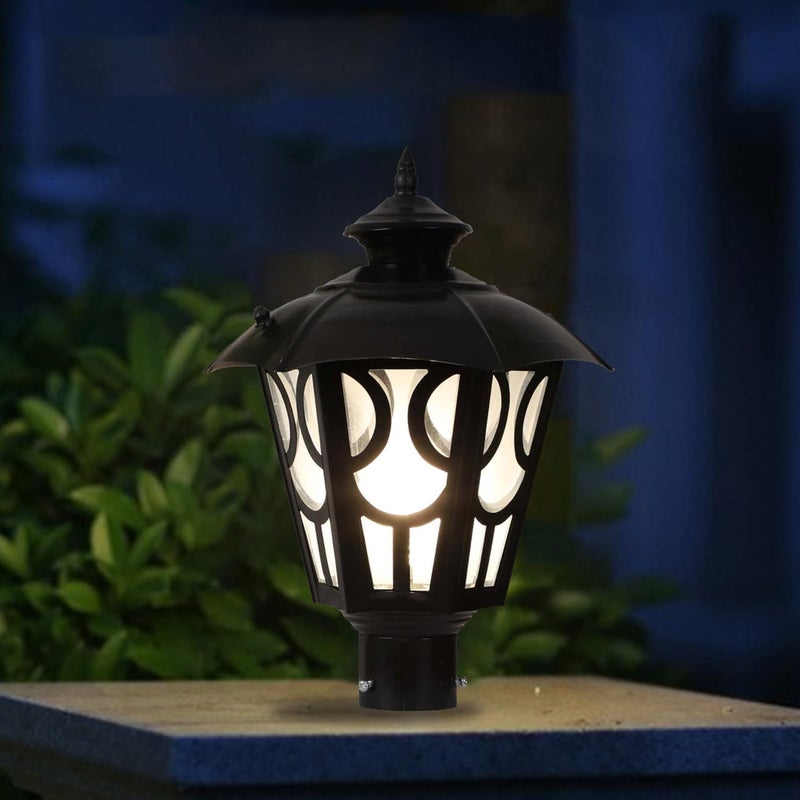 WHITERAY Gate Light Lamp for Outdoor Pillars Post Top Fixture for Pathway, Garden, Patio, Porch, Entrance, Walkway Farmhouse, Boundary and Landscape Lighting (Without Bulb) - Image 5