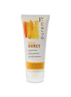 Rusk RUSK PUREMIX Wild Repairing Mask for Dry Hair, Formulated with Honey & Natural Antioxidants to Smooth, Deeply Moisturize and Repair Damaged Hair Cuticle Layer, 6 Oz  - Image 1