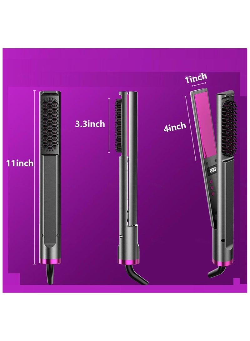 3 in 1 Hair Straightener Flat Iron Ceramic Tourmaline Ionic Hair Straightener and Curler Hair Curler for Long Thick Hair - Image 3
