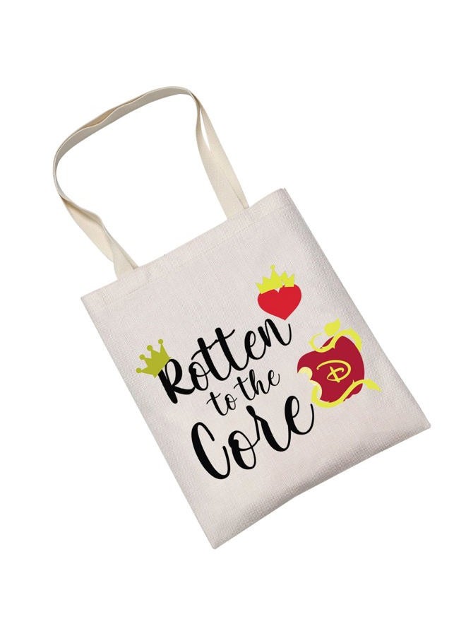 LEVLO Descendants Cosmetic Make Up Bag Descendants Fans Gift Rotten to the Core Makeup Zipper Pouch Bag For Friend Family (Rotten to the Core Tote) - Image 1