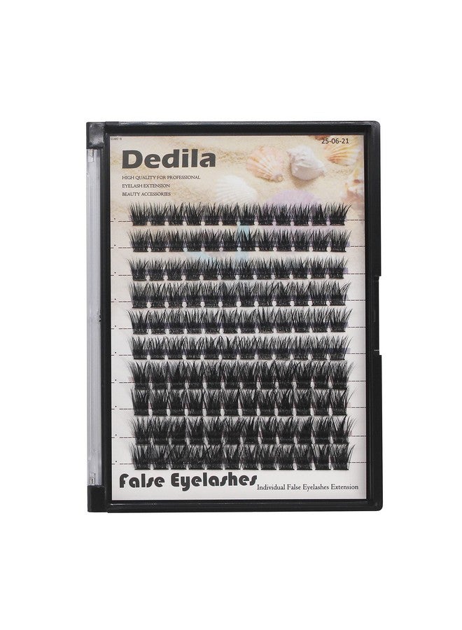 Dedila 120 قطعة من رموش العيون الاصطناعية اليدوية على شكل D Curl مختلطة 10 12 14 16 مم/12 14 16 مم/14 16 18 مم، رموش فردية ناعمة وخفيفة الوزن ذات ساق واسعة (مختلطة 12 14 16 مم) - Image 5