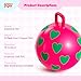 EVERICH TOY 2Pack Hopper Ball for Kids 15In Bouncy Ball with Handle Full Heart Girls Toys for Indoor Outdoor Active Play Great Balance Hopping Toys Gifts for 3 4 5 6 Yr Old Girls Boys - Image 4