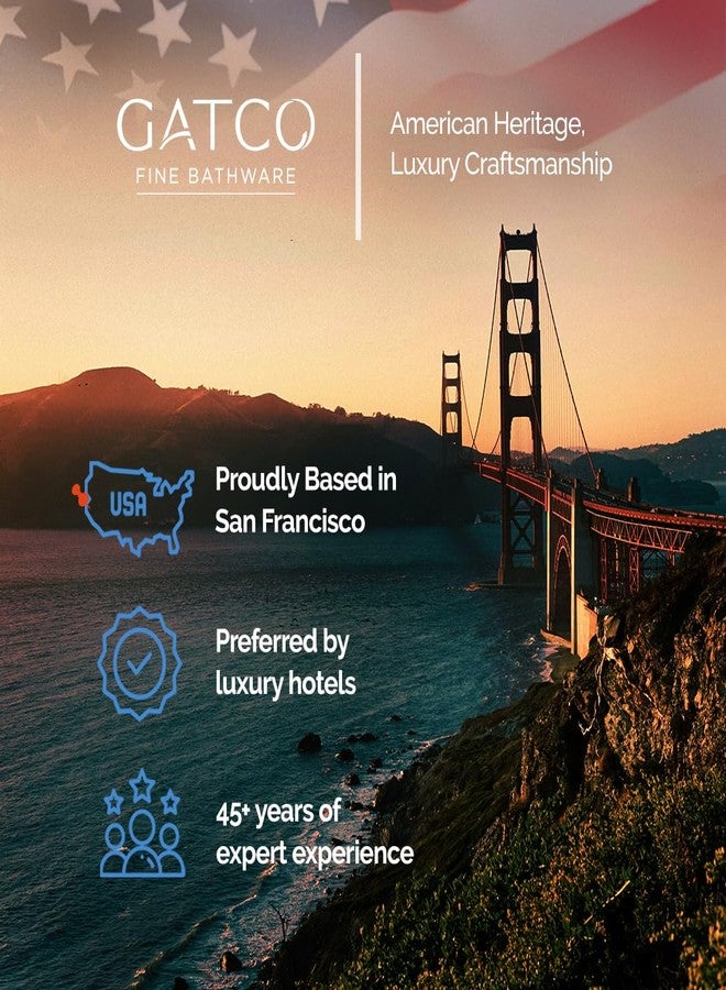 جاتكو مقبض Gatco 889 Latitude II 24" للمنازل العصرية، نيكل ساتان - Image 3