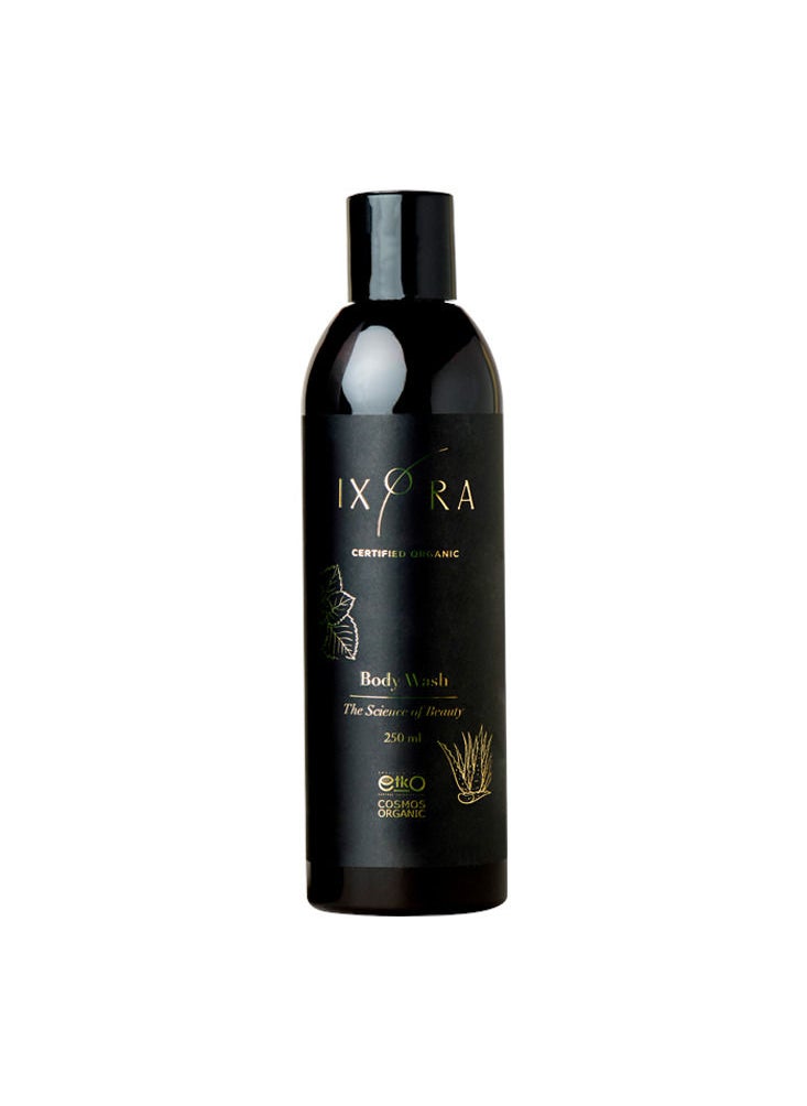 IXORA Ixora – Body Wash - Certified Organic – Enriched with Spearmint Essential Oil, Aloe Vera and other powerful natural and organic ingredients – GMO Free – Vegan Friendly  - Image 1