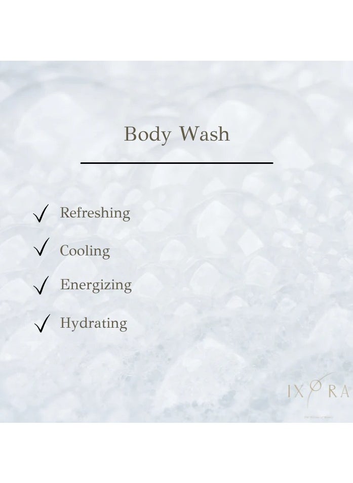 IXORA Ixora – Body Wash - Certified Organic – Enriched with Spearmint Essential Oil, Aloe Vera and other powerful natural and organic ingredients – GMO Free – Vegan Friendly  - Image 3