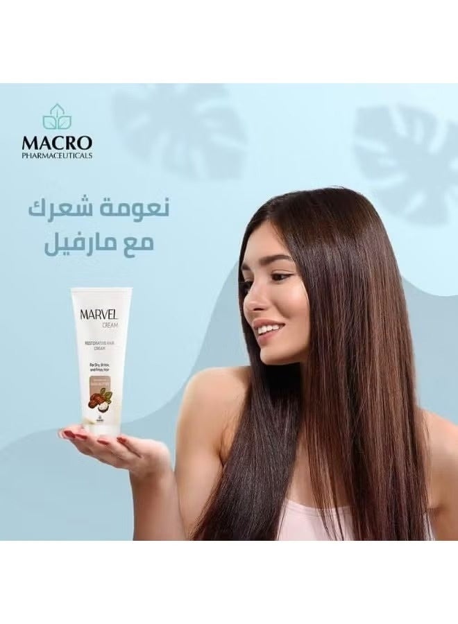 Macro Marvel Cream Restorative Hair Cream With Shea Butter 100gm - Image 2