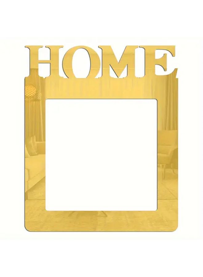 Home Acrylic Switch Mirror Sticker Golden - Image 4
