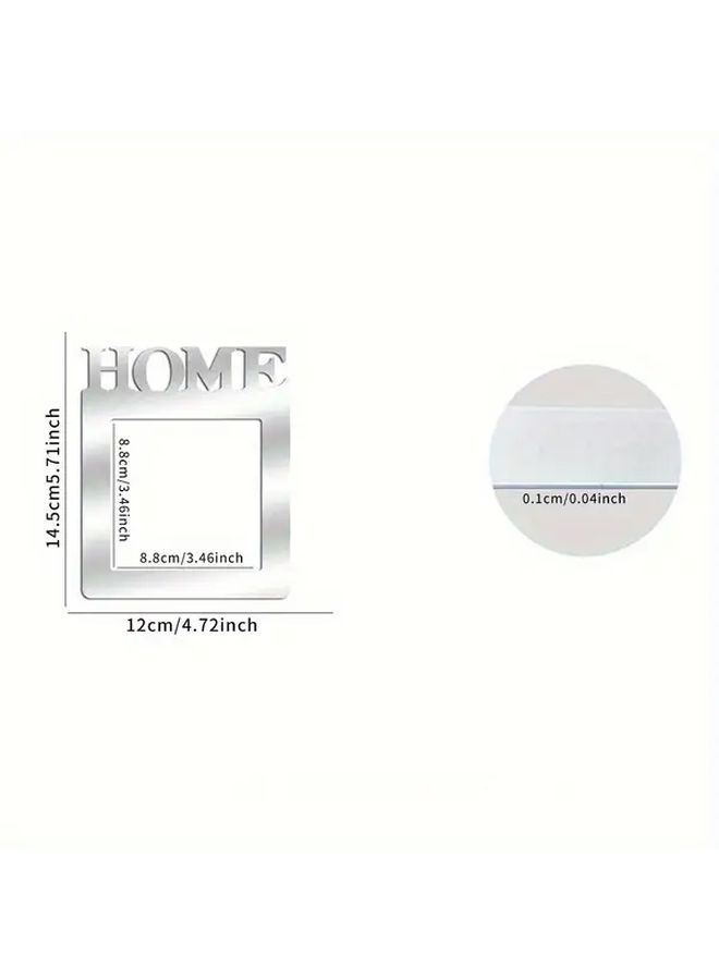Home Acrylic Switch Mirror Sticker Golden - Image 3