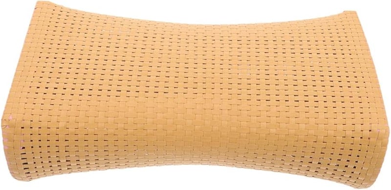 Breathable Imitation Rattan Neck Pillow For Steam Room Sauna Spa Comfort Support - Image 1