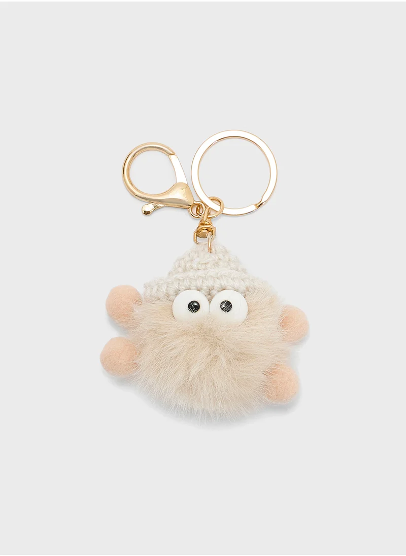 جينجر Fuzzy Buddy Bean Bag Charm