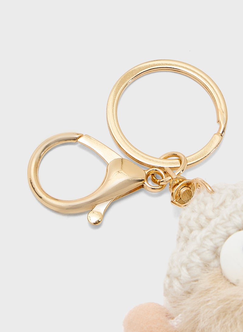 Ginger Fuzzy Buddy Bean Bag Charm  - Image 3