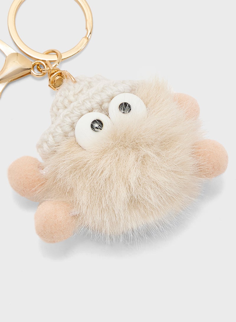 Ginger Fuzzy Buddy Bean Bag Charm  - Image 4