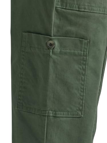 Lee Women's Ultra Lux Comfort with Flex-to-Go Utility Pant Olive Grove 14 - Image 4