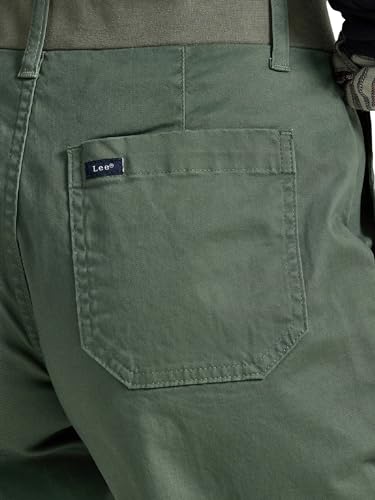 Lee Women's Ultra Lux Comfort with Flex-to-Go Utility Pant Olive Grove 14 - Image 3