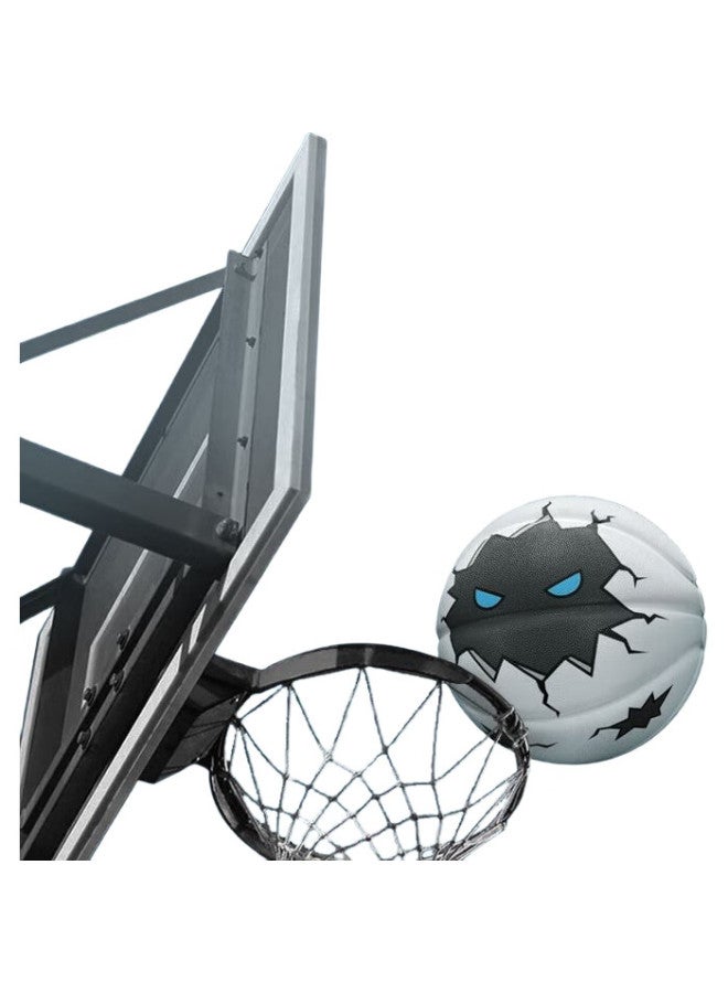 Veidoorn Rubber Basketball, Magic Ball, For Adults And Students, Indoor And Outdoor, Cement Court, Wear-Resistant, Non-Slip, For Middle School Entrance Exam And Competition, Size 7 Basketball - Image 2