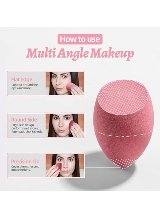 Myonly 4-piece Makeup Sponge Set For Liquid, Cream, And Powder(Multi-colored) - Image 5