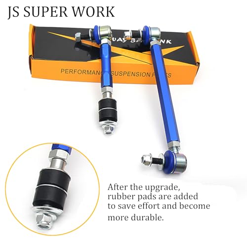 JS SUPER WORK Rear Adjustable Anti-Roll Sway Bar Link Kits Fit for Nissan Patrol Y60 Y61 GR GU 1997-2010，Rear Stabilizer Bar Link Kit - Image 2