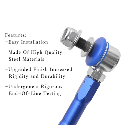 JS SUPER WORK Rear Adjustable Anti-Roll Sway Bar Link Kits Fit for Nissan Patrol Y60 Y61 GR GU 1997-2010，Rear Stabilizer Bar Link Kit - Image 3