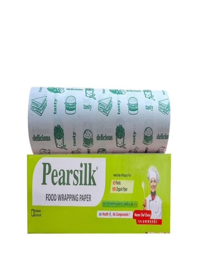 PEARSILK Eco-Friendly Food Wrapping Paper Roll Butter Paper No Added Wax Microwave & Oven Safe Non-Stick Roti Wrap 100% Organic & Hygienic Healthy Wrapping Food- 1KG - Image 1
