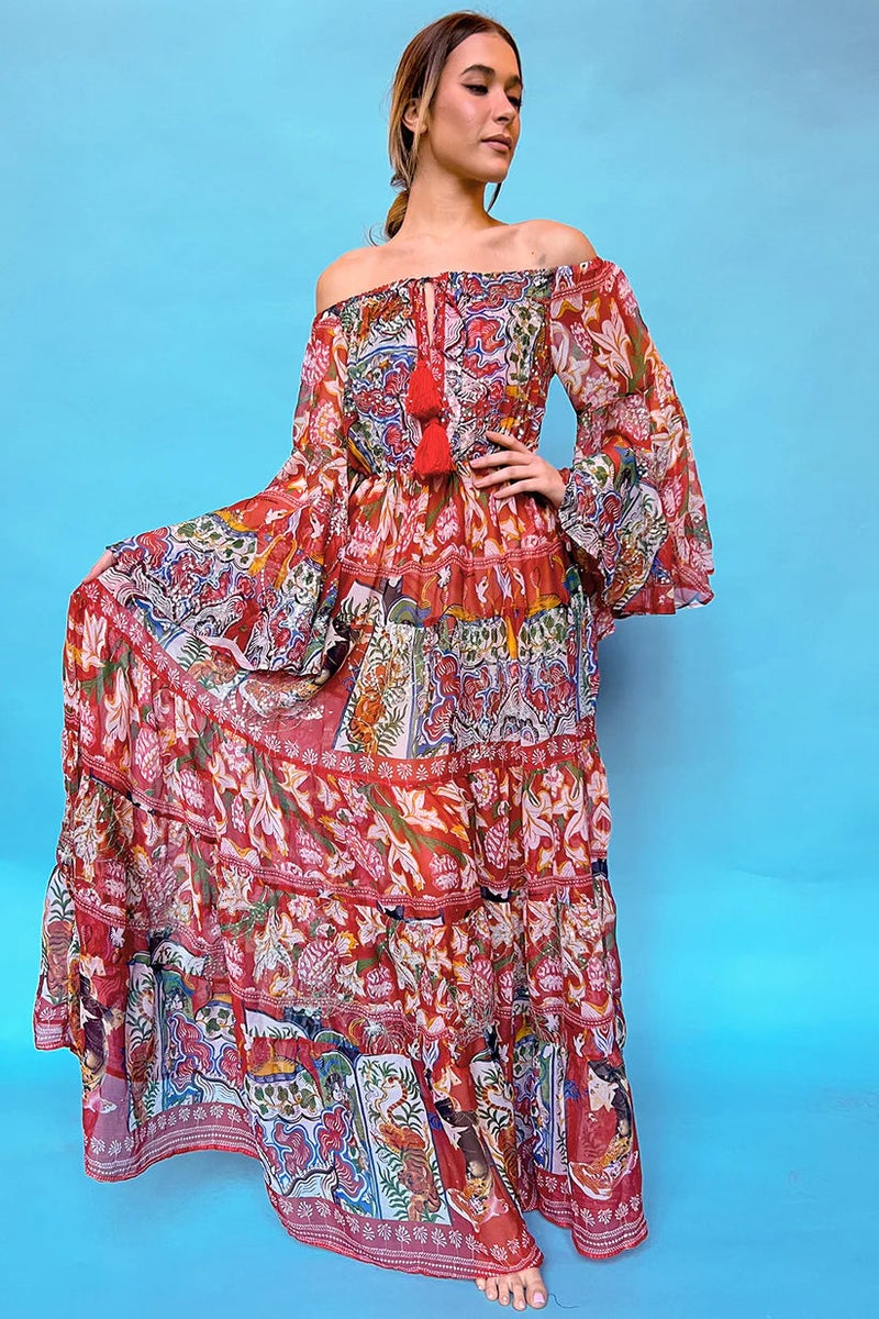 Antica Sartoria Red maxi dress - Image 1