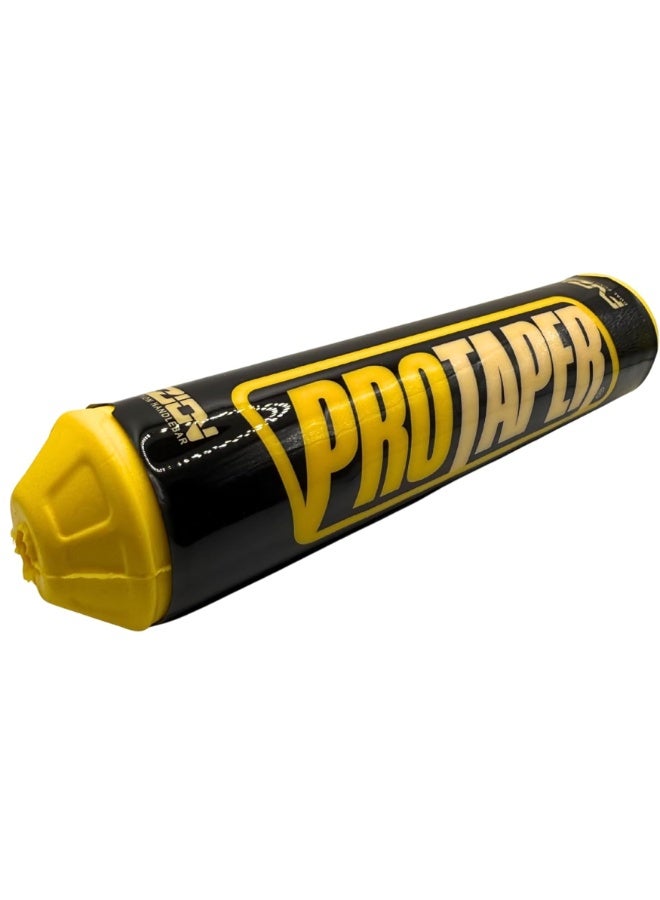 برو تابس وسادة مقود فوزيون من الفوم عالي الكثافة لحماية المقود لدراجات الموتوكروس والدراجات الترابية وBMX والسكوتر باللون الأصفر - Image 4