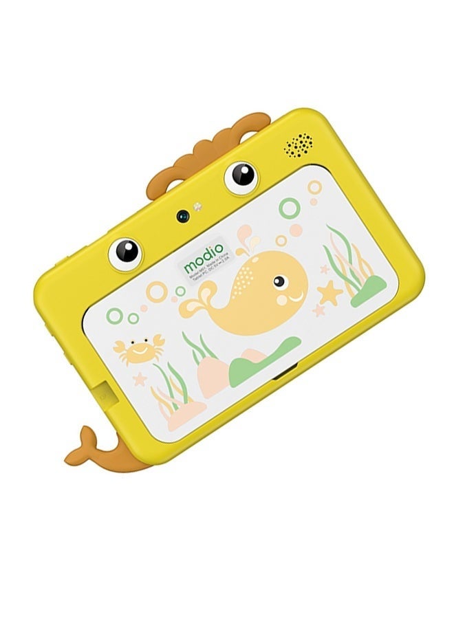 MODIO TAB M51 Kids Tablet â€“ 7-Inch WiFi Android Tablet with 3GB RAM & 16GB Storage â€“ Yellow | International Version | Includes Small School Stationery Set for Learning & Play - Image 3