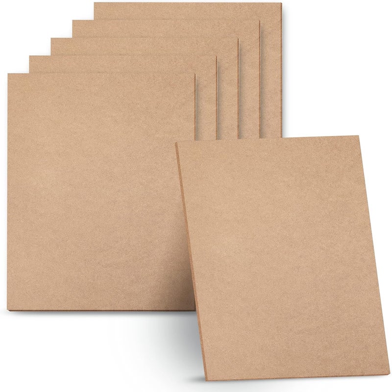 Artlicious - 9x12 Hardboard 6 Pack - Great Alternative to Canvas Panel Boards - Image 1