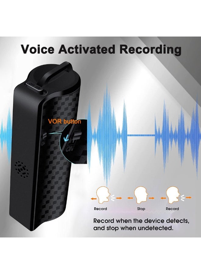Magnetic Voice Recorder – Long Battery Life Smart Audio Recorder with Voice Activation, Noise Reduction, 2600mAh Battery, 334 Hours Continuous Recording, Ideal for Classes, Meetings & Lectures - Image 3