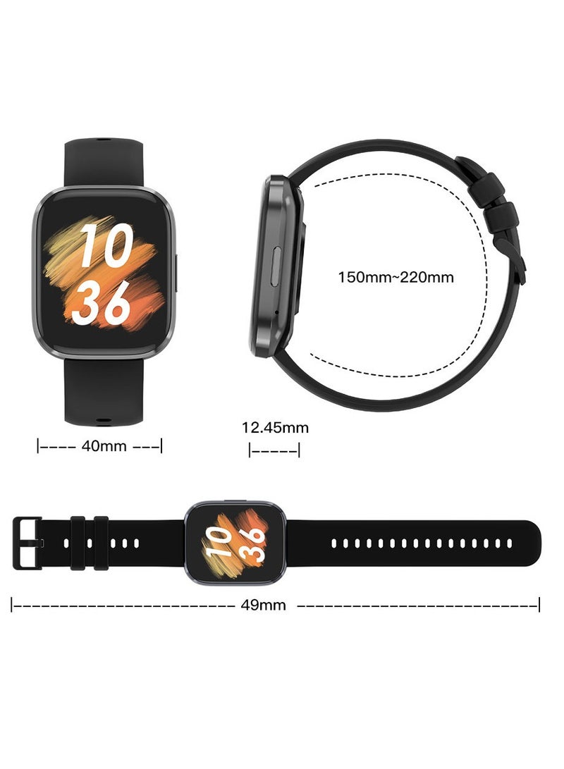 General Smart Watch for Men Women with Bluetooth Call 1.96" Full Touch Screen Fitness Tracker with Heart Rate Blood Oxygen Sleep Monitor, IP68 Waterproof Activity Tracker for Android and IOS Phones  - Image 5