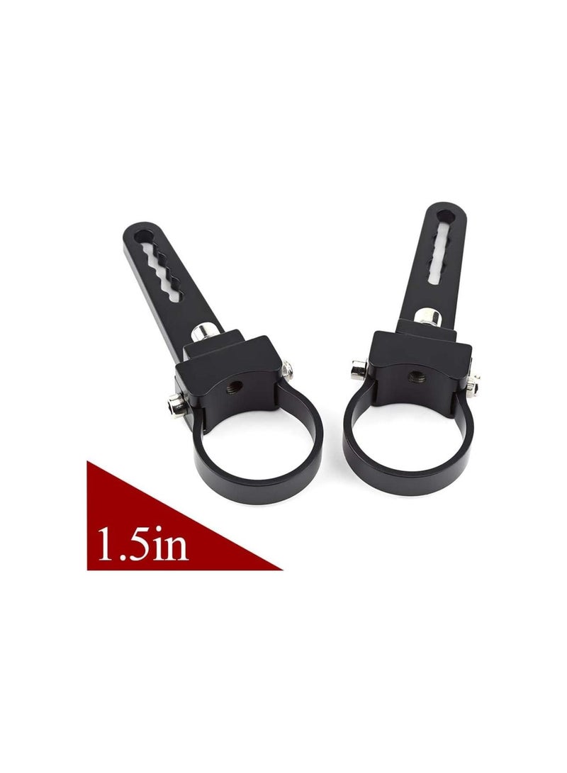 Loquat 1.53Aluminum Tube Bull/Roll Bar Mount Bracket Clamps Holder For Car Off Road Work LED Light (1.5in)